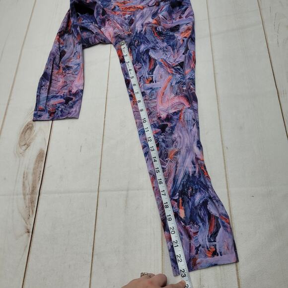 Lululemon base pace high rise crop leggings tights purple  23" - Picture 3 of 8